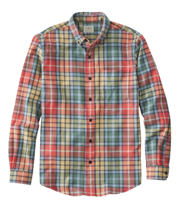 L.L.Bean 298167 Men's Scotch Plaid Flannel Shirt