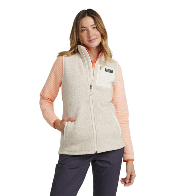 L.L.Bean 511766 Women's Sweater Fleece Long Vest