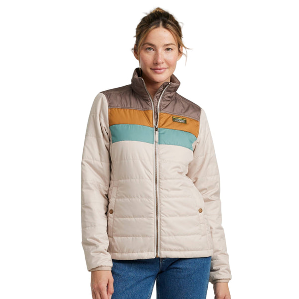 L.L.Bean 512395 Women's Color Block Mountain Classic Puffer Jacket