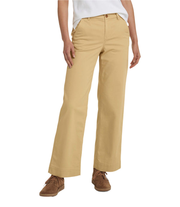 L.L.Bean 521724 Women's Wide Leg Chino