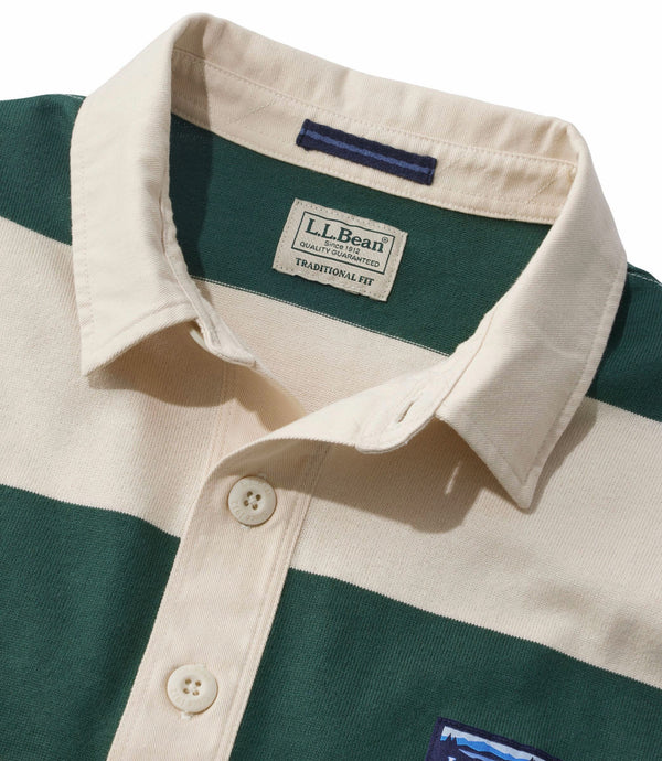 L.L.Bean 521683 Men's Vintage Stripe Rugby