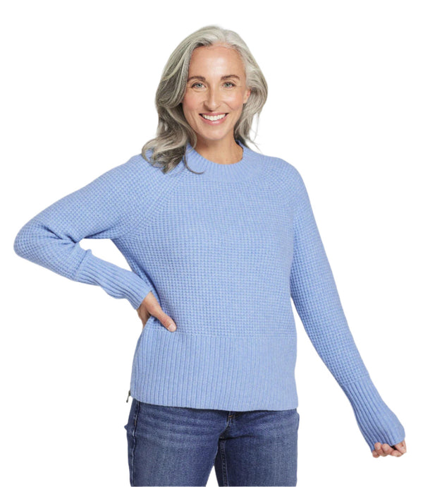 L.L.Bean 524373 Women's SuperSoft Waffle Crewneck Sweater