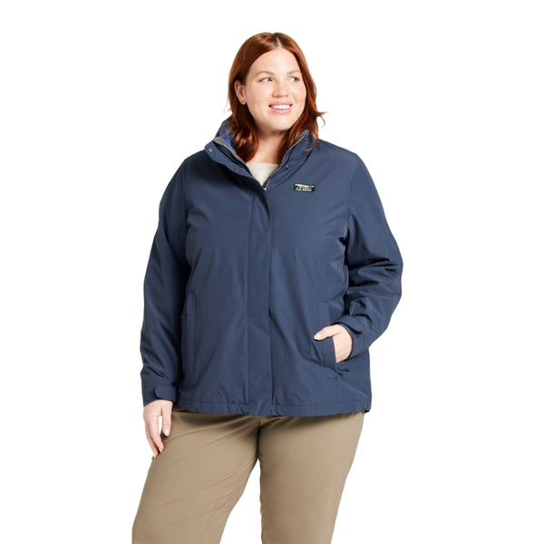 L.L.Bean 502482 Women's Sweater Fleece 3-in-1 Jacket Plus