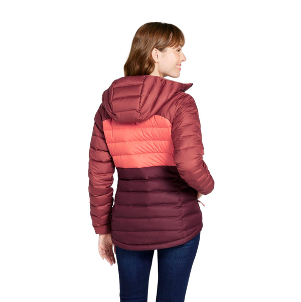 L.L.Bean 515706 Women's Bean's Colorblock Down Hooded Jacket