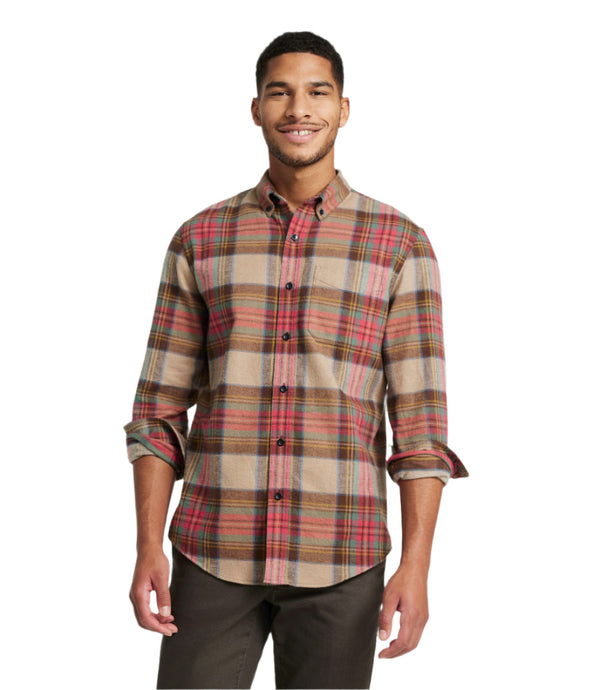 L.L.Bean 298167 Men's Scotch Plaid Flannel Shirt
