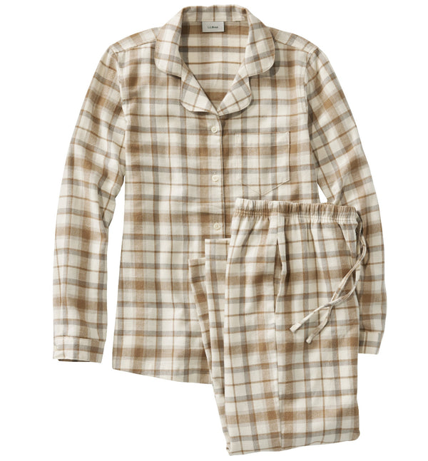 L.L.Bean 502584 Women's Scotch Plaid Flannel Pajamas