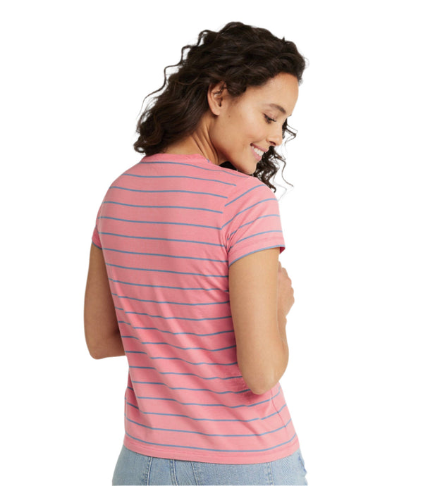 L.L.Bean 513709 Women's Supima Striped Tee