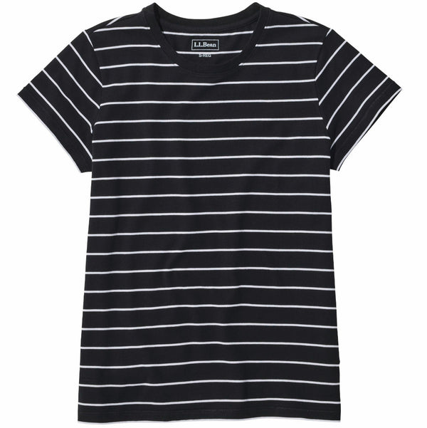 L.L.Bean 513709 Women's Supima Striped Tee