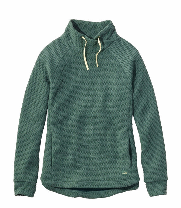 L.L.Bean 520418 Women's Ridgeknit Crossneck Pullover