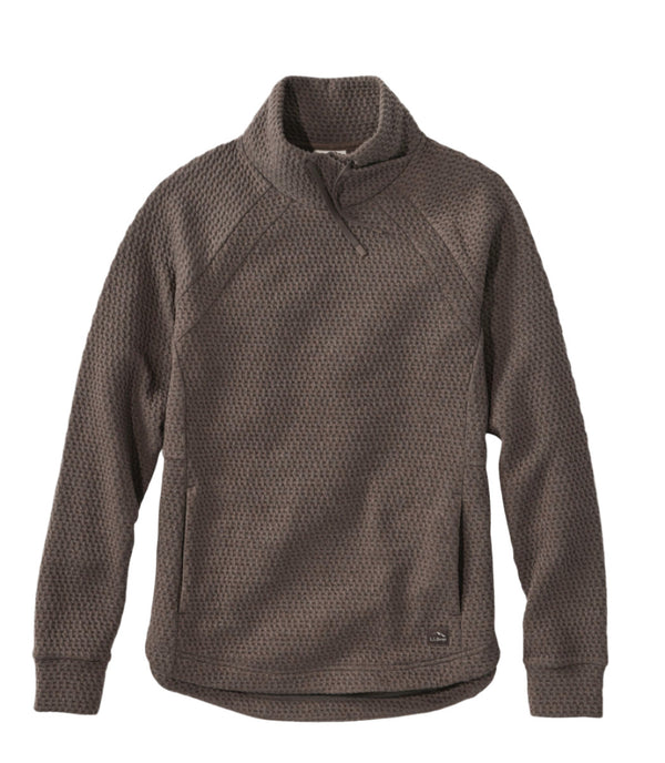 L.L.Bean 520418 Women's Ridgeknit Crossneck Pullover