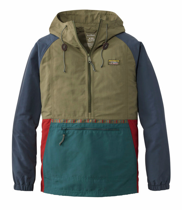 L.L.Bean 505271 Men's Mountain Classic Anorak Multi Color