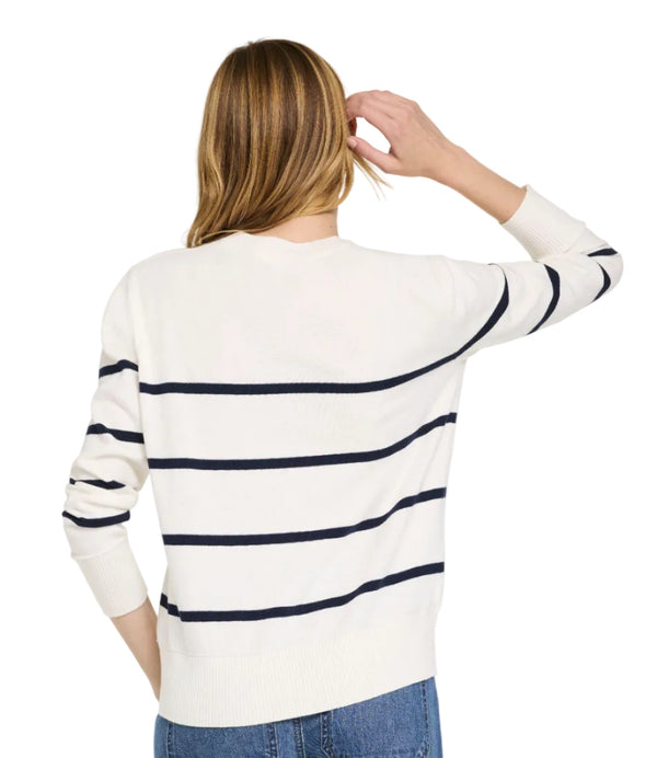 L.L.Bean 519572 Women's Cotton/Cashmere Stripe Sweater