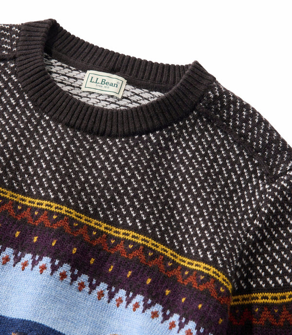 L.L.Bean 525910 Men's Merino Pattern Sweater