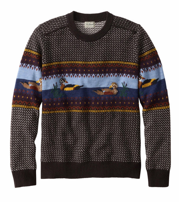 L.L.Bean 525910 Men's Merino Pattern Sweater
