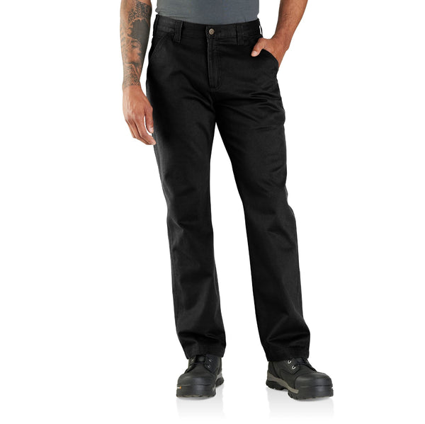 Carhartt B324-BLK Men's Relaxed Fit Twill Utility Work Pant - Black