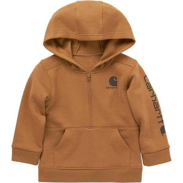 Carhartt Kids CA6273 Hooded Quarter Zip Sweatshirt