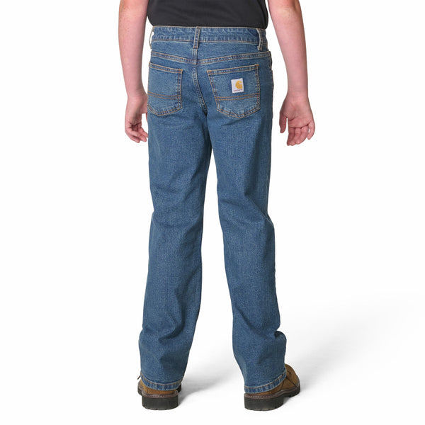 Carhartt Kids CK8374 Rugged Flex Relaxed Fit Denim 5 Pocket Bootcut Jean