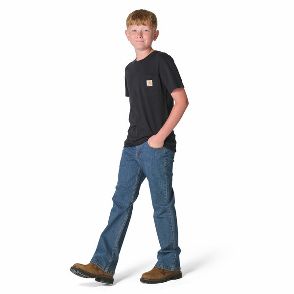 Carhartt Kids CK8374 Rugged Flex Relaxed Fit Denim 5 Pocket Bootcut Jean