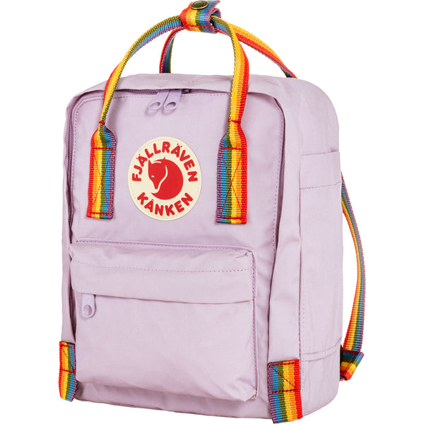 cheap mini kanken backpack Fjallraven The pack also features a removable seat pad and a name and address label on the inside Fjallraven-Kanken Rainbow Mini Getz's