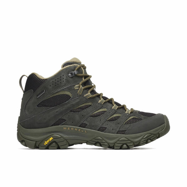 Merrell J00003598 Men's Moab 3 Mid WP- Black/Beluga