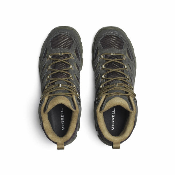 Merrell J00003598 Men's Moab 3 Mid WP- Black/Beluga