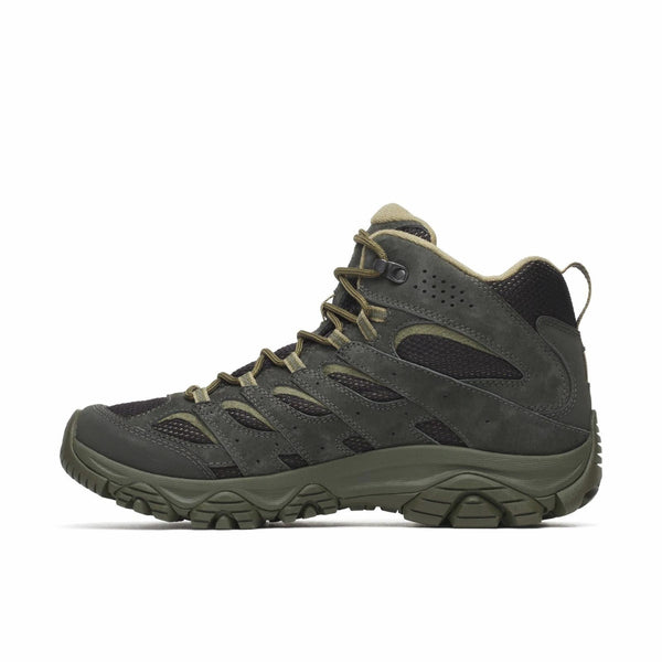 Merrell J00003598 Men's Moab 3 Mid WP- Black/Beluga
