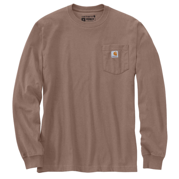 Carhartt K126-SNSLF25 Men's Loose Fit Heavyweight Long Sleeve Pocket T-Shirt - Seasonal Colors