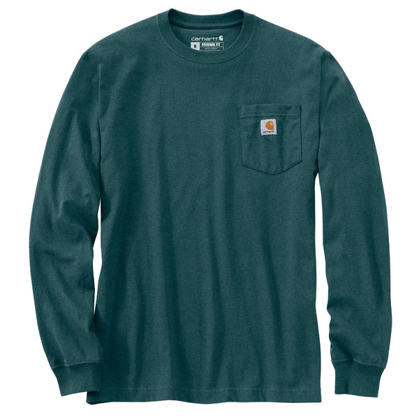 Carhartt K126-SNSLF25 Men's Loose Fit Heavyweight Long Sleeve Pocket T-Shirt - Seasonal Colors