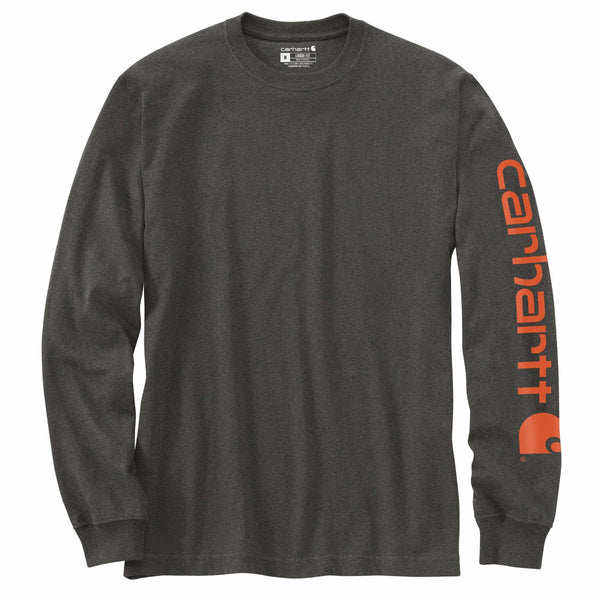 Carhartt K231-CORE Men's Dearborn Loose LS Logo T-Shirt