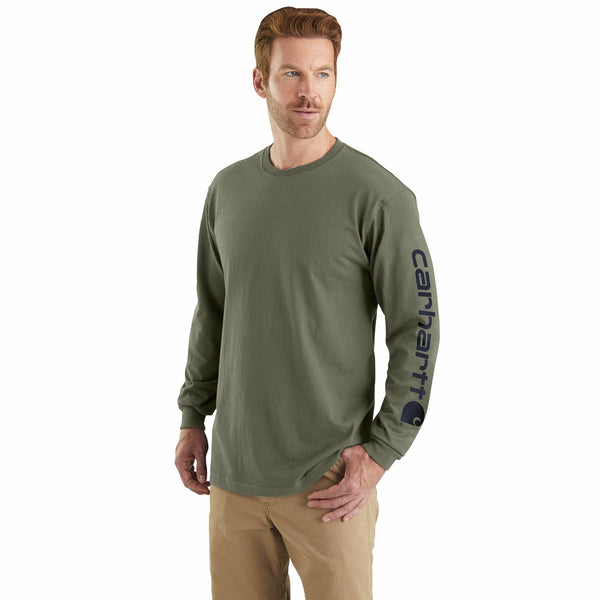 Carhartt K231-CORE Men's Dearborn Loose LS Logo T-Shirt