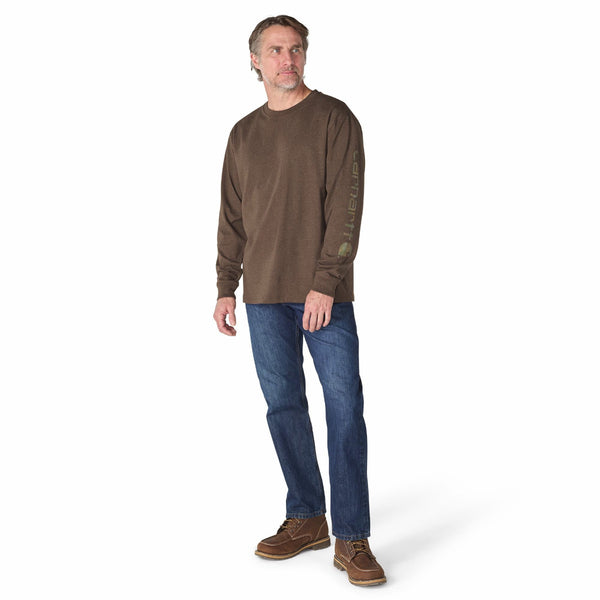 Carhartt K231-F26 Men's Dearborn Loose LS Logo T-Shirt