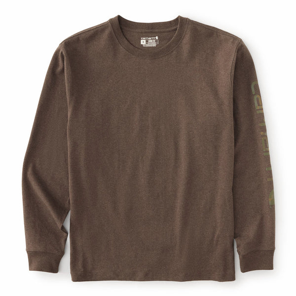 Carhartt K231-F26 Men's Dearborn Loose LS Logo T-Shirt