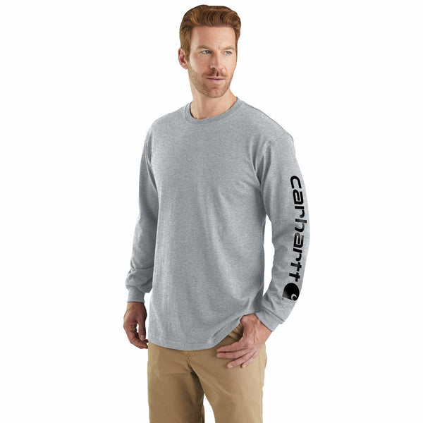 Carhartt K231-CORE Men's Dearborn Loose LS Logo T-Shirt