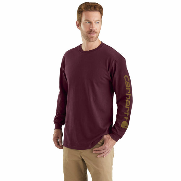 Carhartt K231-CORE Men's Dearborn Loose LS Logo T-Shirt