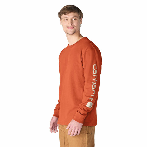 Carhartt K231-F26 Men's Dearborn Loose LS Logo T-Shirt