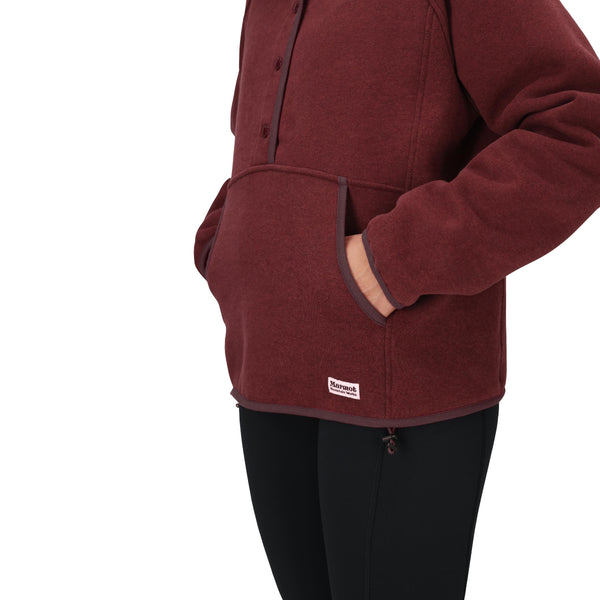 Marmot M16318 Women's Peak Cozy Half Snap Pullover