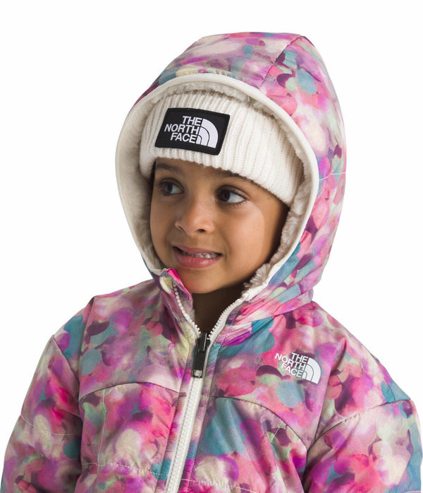The North Face NF0A8D06 Kids' Girls' Reversible Shasta Full Zip Hooded Jacket - Print