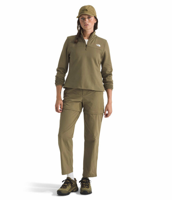 The North Face NF0A8D2Q Women's Cedar Trail Grid Fleece Quarter Zip Jacket