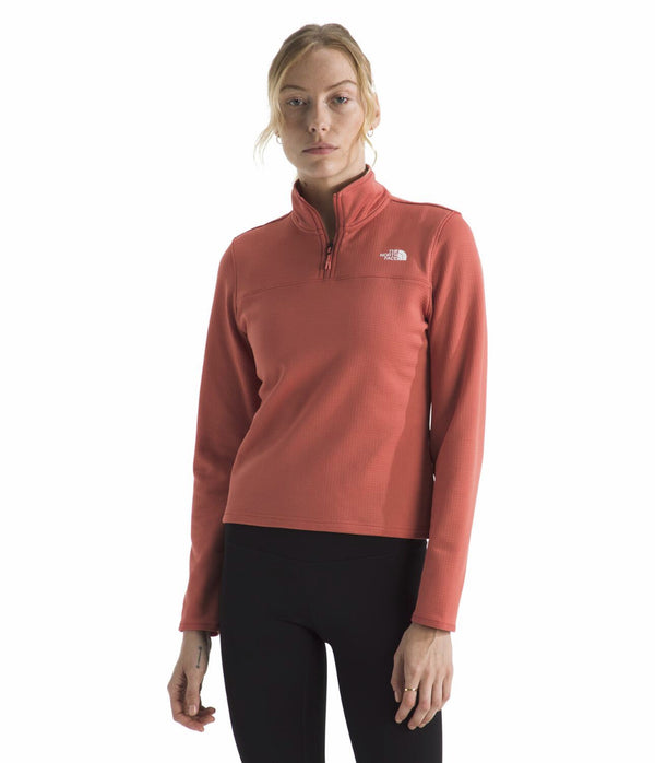The North Face NF0A8D2Q Women's Cedar Trail Grid Fleece Quarter Zip Jacket