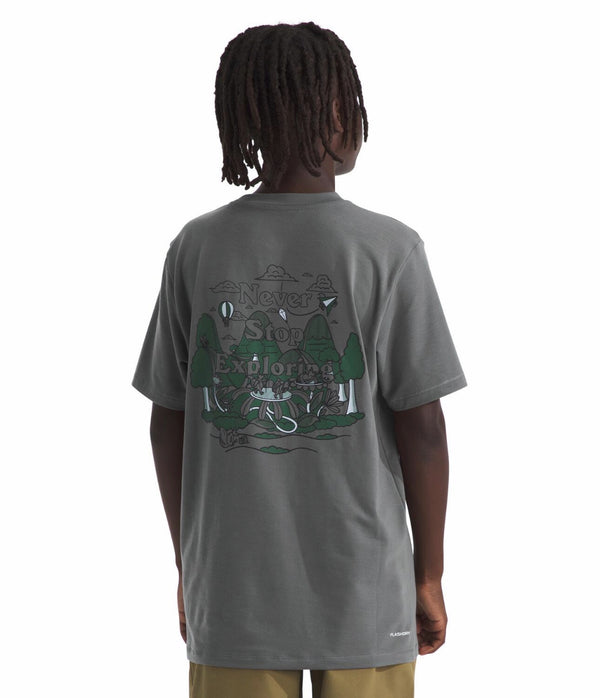 The North Face NF0A8GTA Teen Adventure Sequoia Shade SS Tee