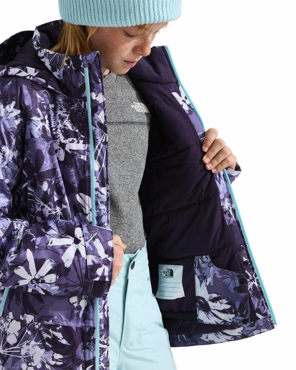 The North Face NF0A8HAF Girls' Freedom Insulated Jacket-Print