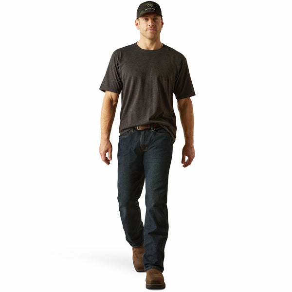 Ariat 10054638 Men's Rebar Cotton Strong Standard T-Shirt - Charcoal