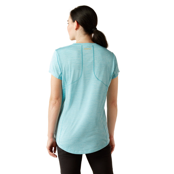 Ariat 10055260 Women's Rebar Evolution Short Sleeve T-Shirt - Maui Blue