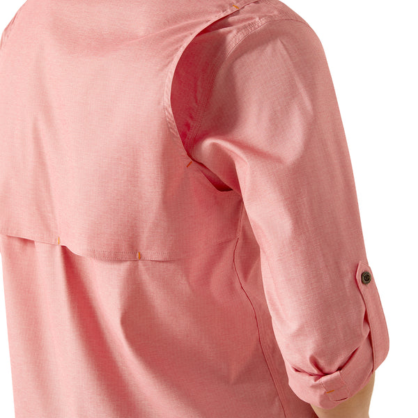 Ariat 10058538 Women's Rebar Made Tough VentTEK Durastretch Long Sleeve Work Shirt - Honeysuckle