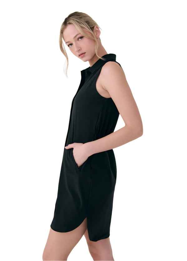 lole shirt dress Olivie Tech Shirt Dress