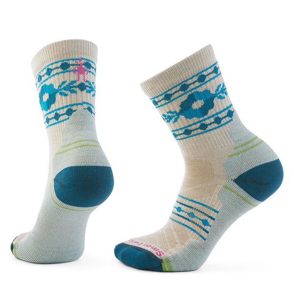 Smartwool SW002689 Women's Hike Light Cushion Retro Floral Mid Crew Socks
