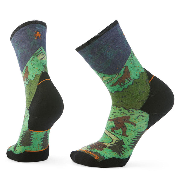 Smartwool SW002693 Men's Trail Run Targeted Cushion Neature Print Crew Socks