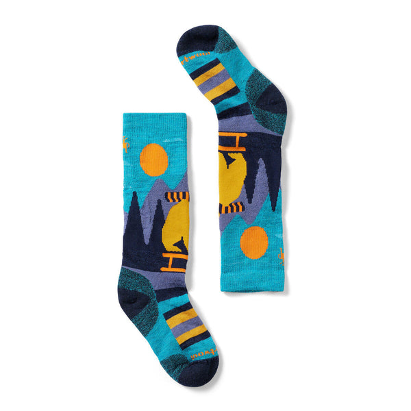 Smartwool SW002872 Kids' Ski Light Cushion Sleigh Bear OTC Socks