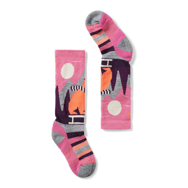 Smartwool SW002872 Kids' Ski Light Cushion Sleigh Bear OTC Socks