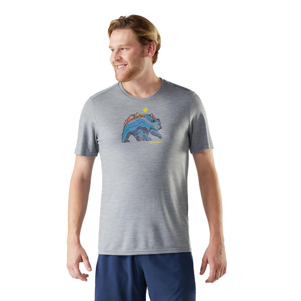Smartwool SW003256 Men's Bear Strata Active Short Sleeve Graphic Tee
